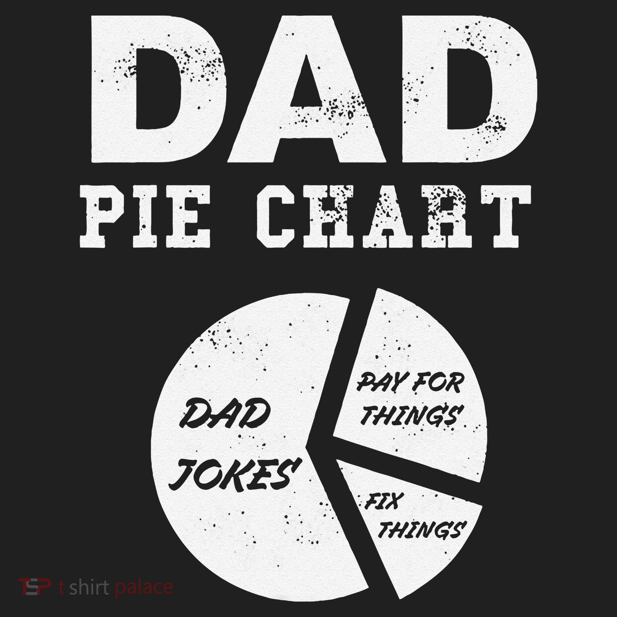 Funny Dad Pie Chart Dad Jokes Pay For Things Fix Things Tumbler