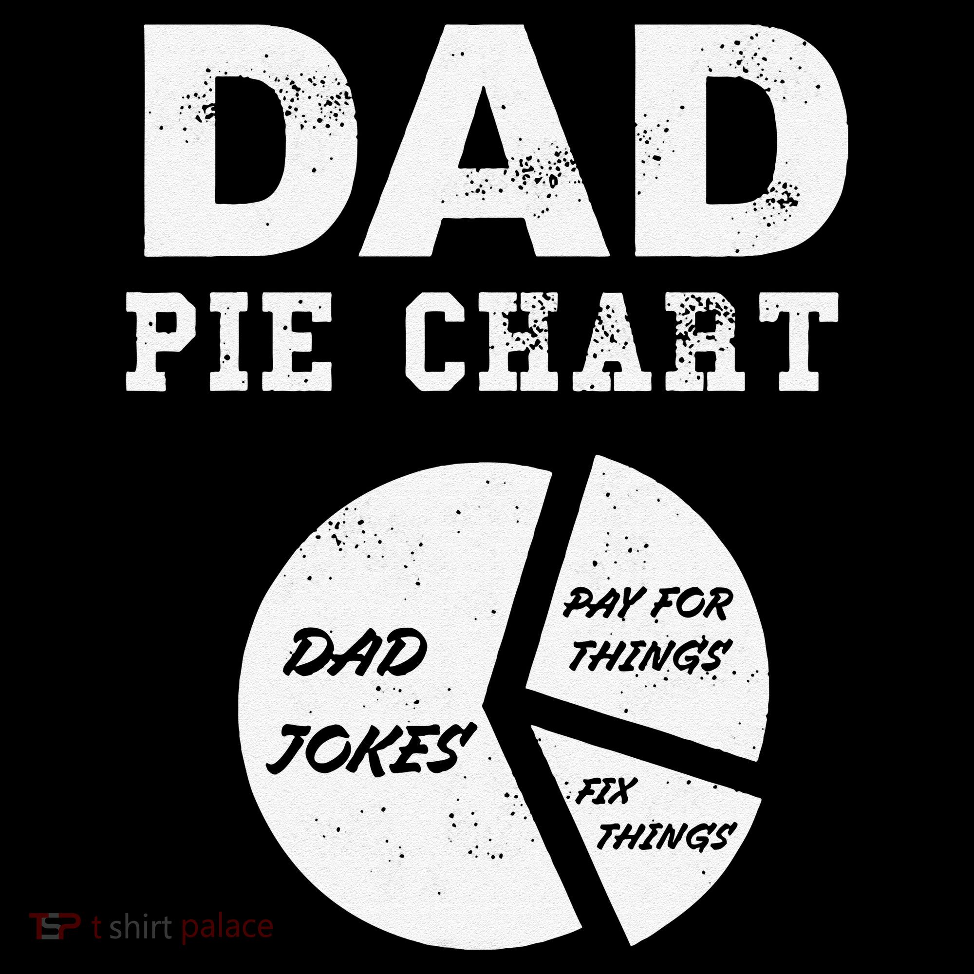 Funny Dad Pie Chart Dad Jokes Pay For Things Fix Things Women's Tank Top