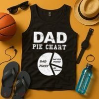 Funny Dad Pie Chart Dad Jokes Pay For Things Fix Things Tank Top thumb 4
