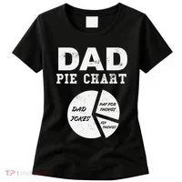 Funny Dad Pie Chart Dad Jokes Pay For Things Fix Things Women's T-Shirt thumb 0