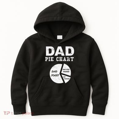 Funny Dad Pie Chart Dad Jokes Pay For Things Fix Things Kids Hoodie