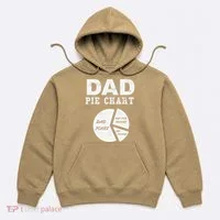 Funny Dad Pie Chart Dad Jokes Pay For Things Fix Things Hoodie thumb 0