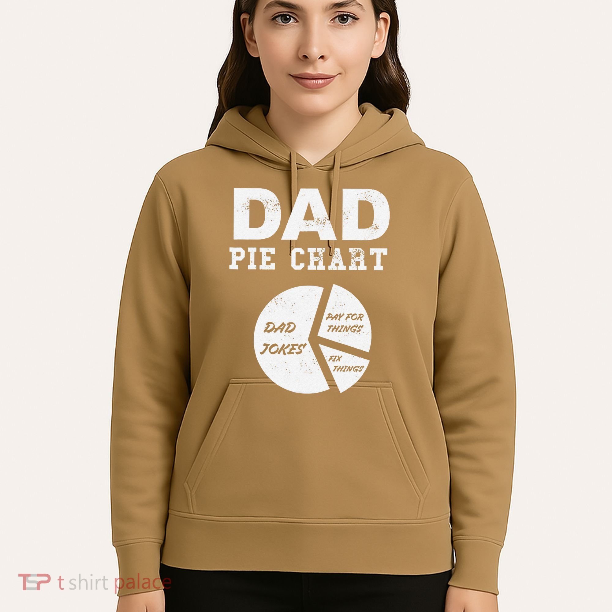 Funny Dad Pie Chart Dad Jokes Pay For Things Fix Things Hoodie