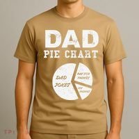 Funny Dad Pie Chart Dad Jokes Pay For Things Fix Things T-Shirt thumb 3