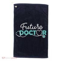 Future Doctor Pre Med Outfit Medical Student Gift Golf Towel thumb 0