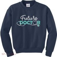 Future Doctor Pre Med Outfit Medical Student Gift Kids Sweatshirt thumb 0