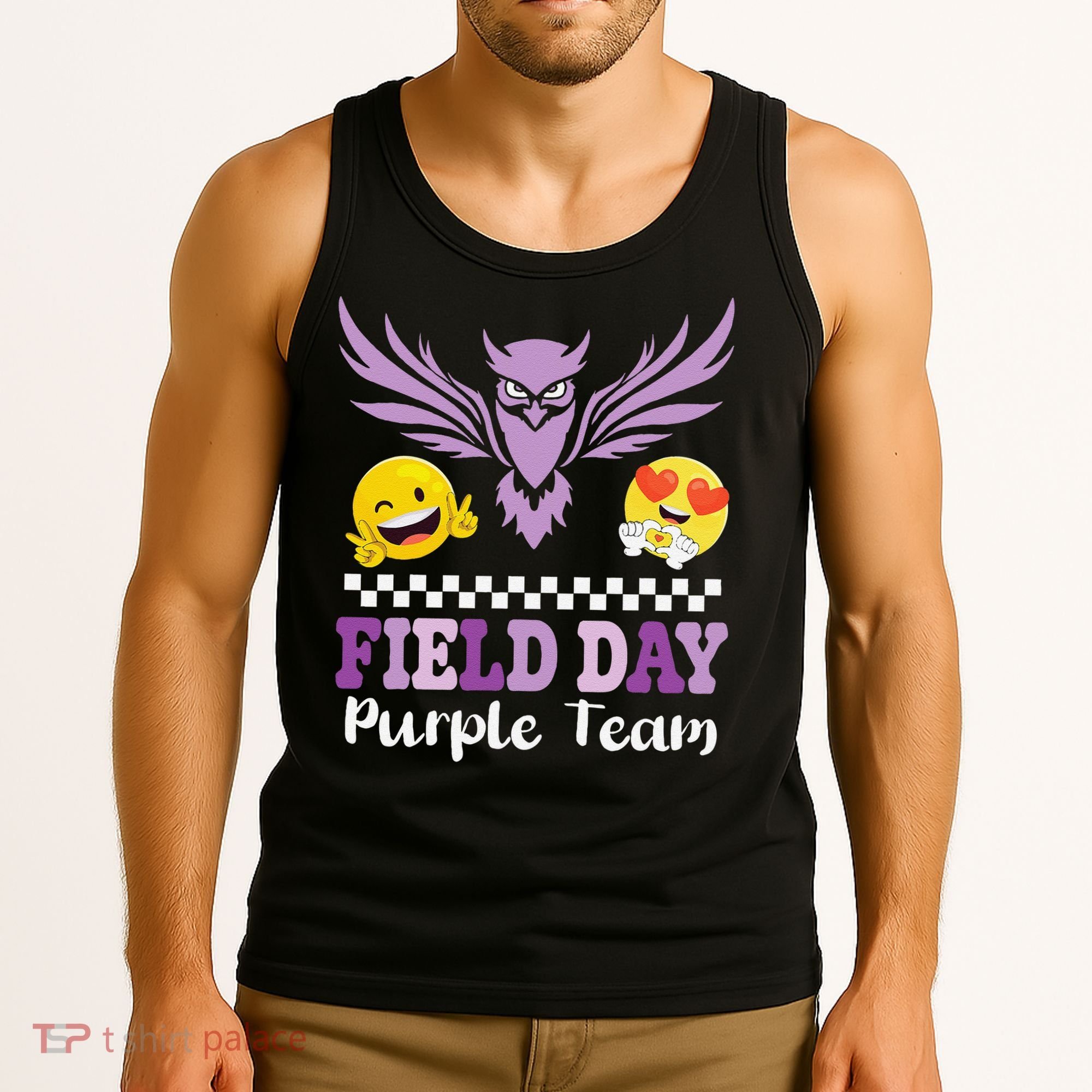 Field Day Pupple Team Students School Sports Competition Tank Top
