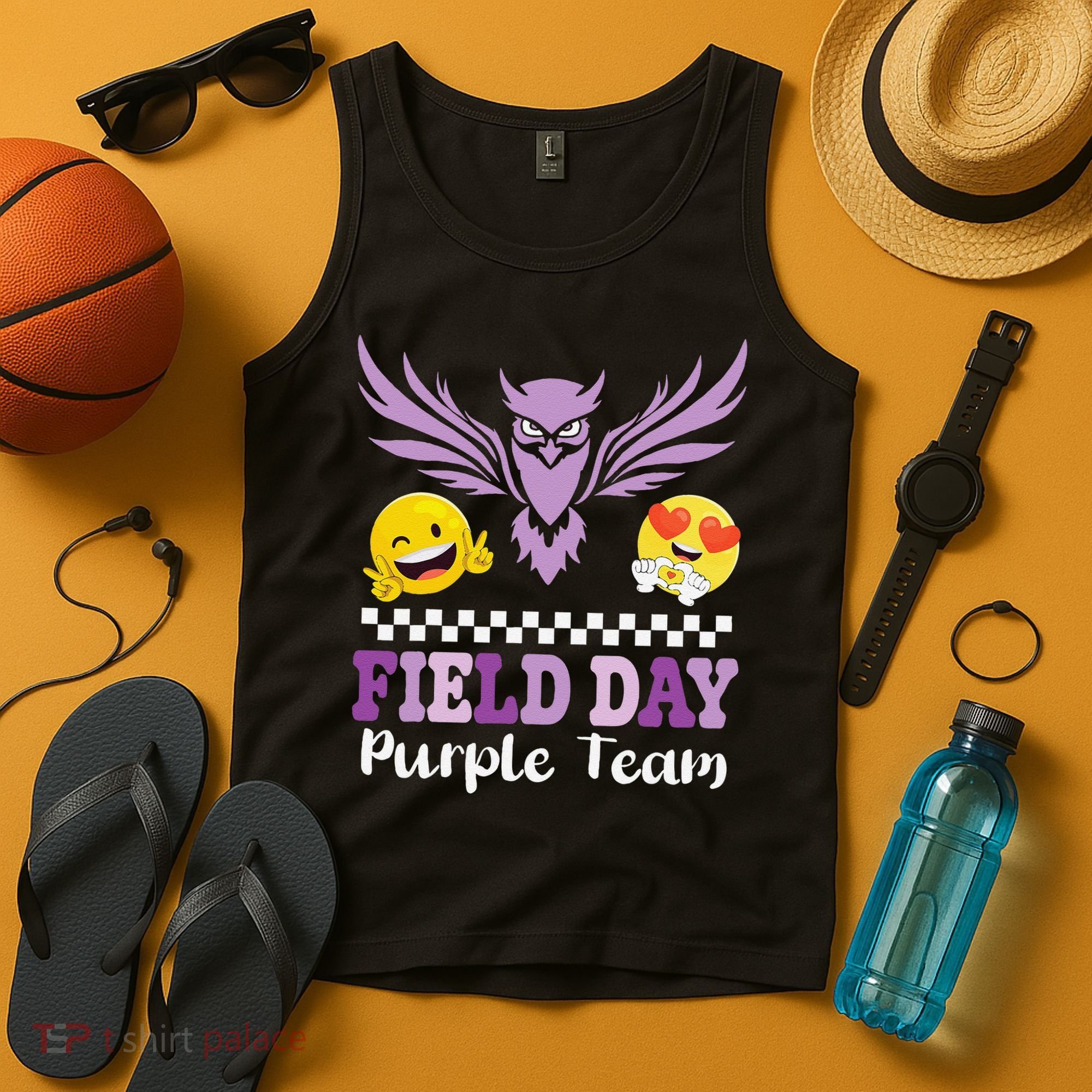 Field Day Pupple Team Students School Sports Competition Tank Top