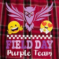 Field Day Pupple Team Students School Sports Competition Women's Flannel Plaid Pajama Pants thumb 2