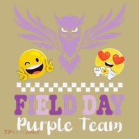 Field Day Pupple Team Students School Sports Competition Long Sleeve Shirt thumb 2
