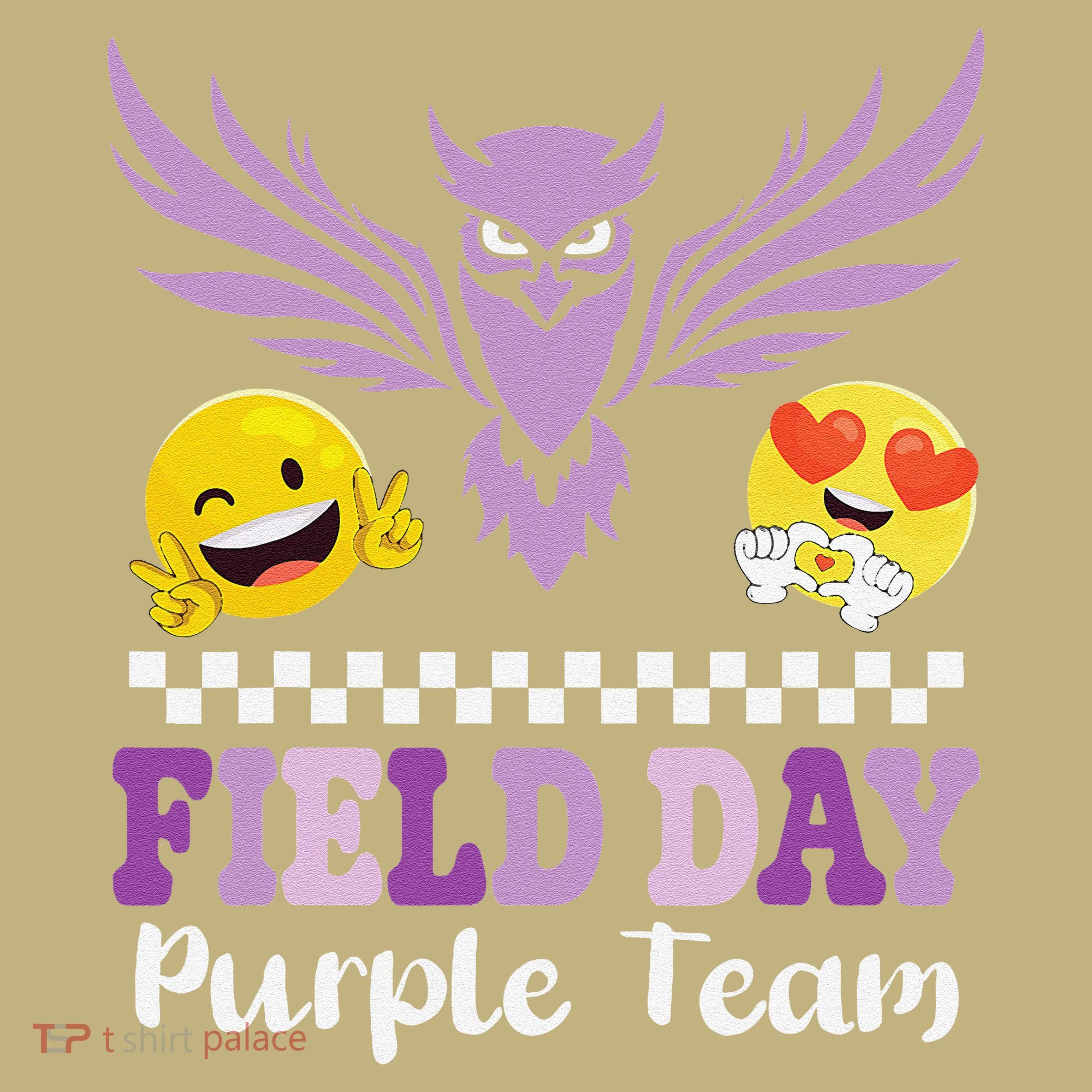Field Day Pupple Team Students School Sports Competition Sweatshirt
