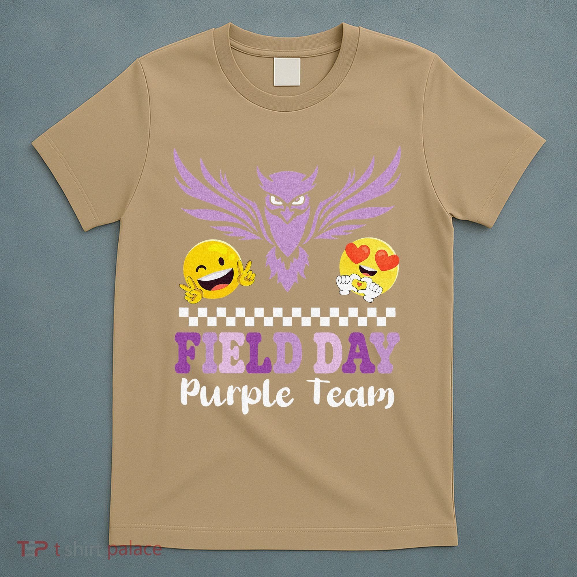 Field Day Pupple Team Students School Sports Competition T-Shirt