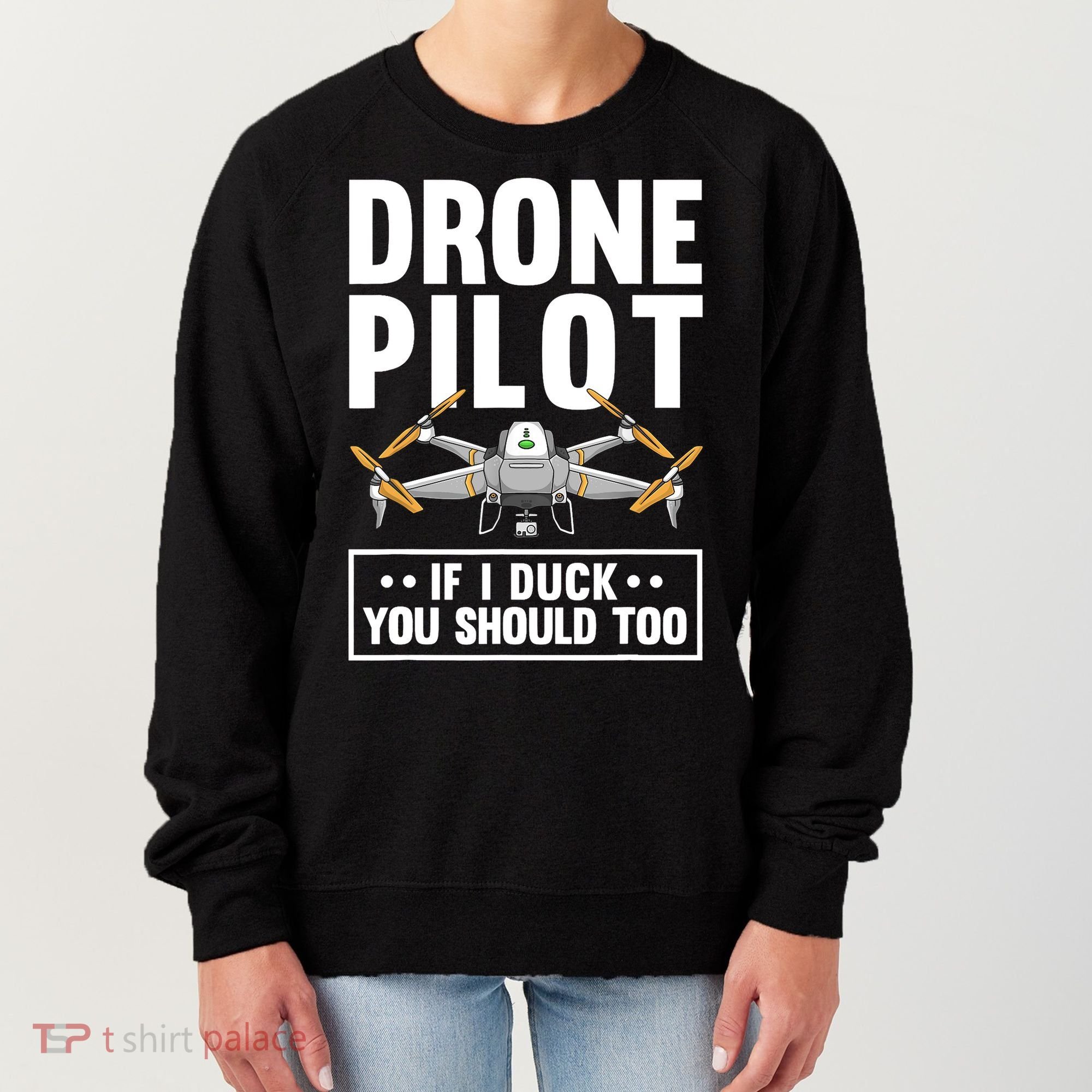 Funny Drone Pilot For RC Racing Pilots Flying FPV Women's Sweatshirt