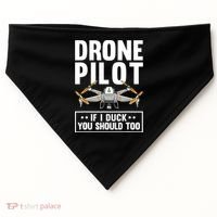 Funny Drone Pilot For RC Racing Pilots Flying FPV USA-Made Doggie Bandana thumb 0