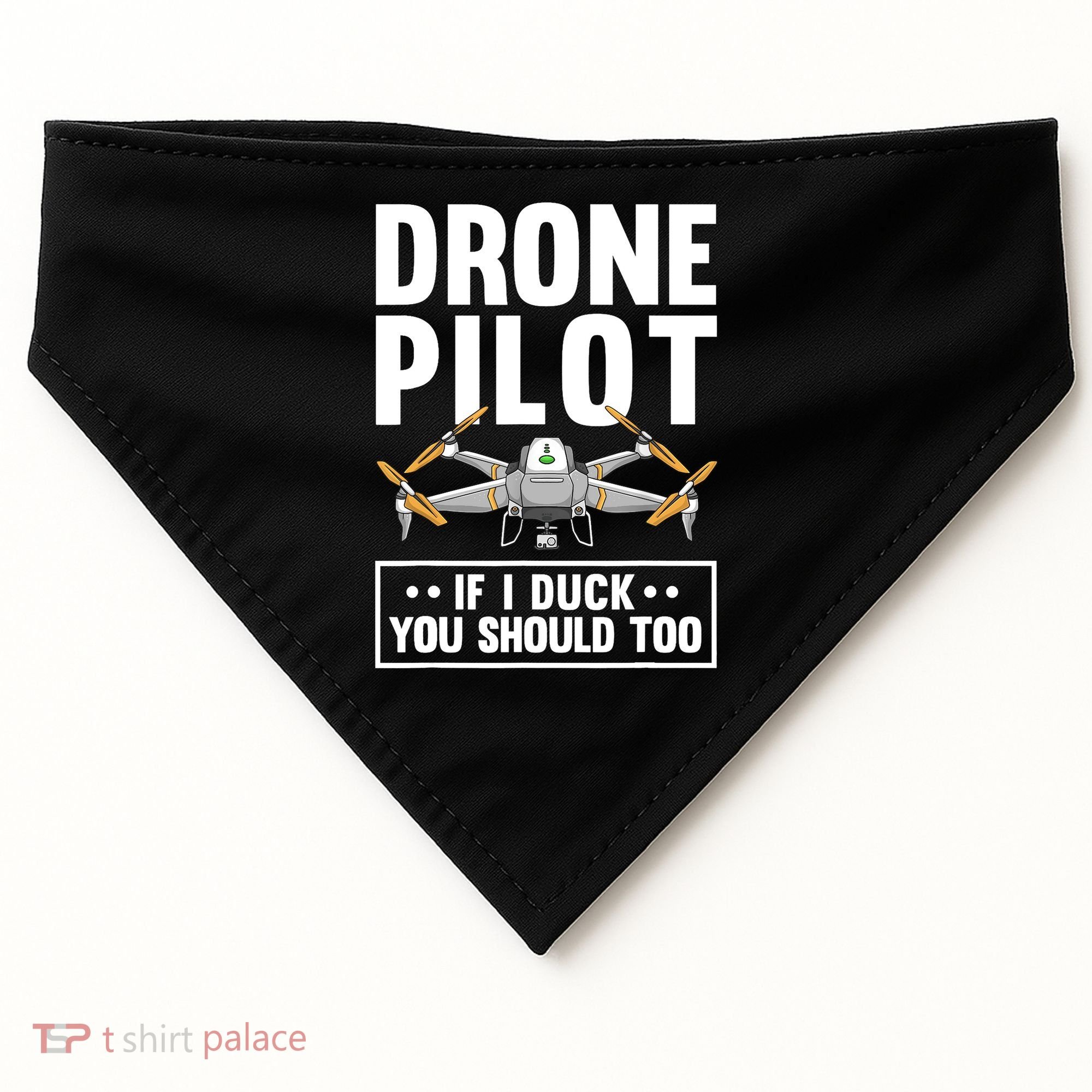 Funny Drone Pilot For RC Racing Pilots Flying FPV USA-Made Doggie Bandana