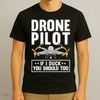 Funny Drone Pilot For RC Racing Pilots Flying FPV T-Shirt thumb 3