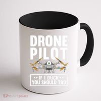 Funny Drone Pilot For RC Racing Pilots Flying FPV Coffee Mug thumb 1
