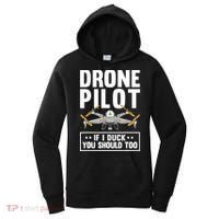 Funny Drone Pilot For RC Racing Pilots Flying FPV Women's Hoodie thumb 0