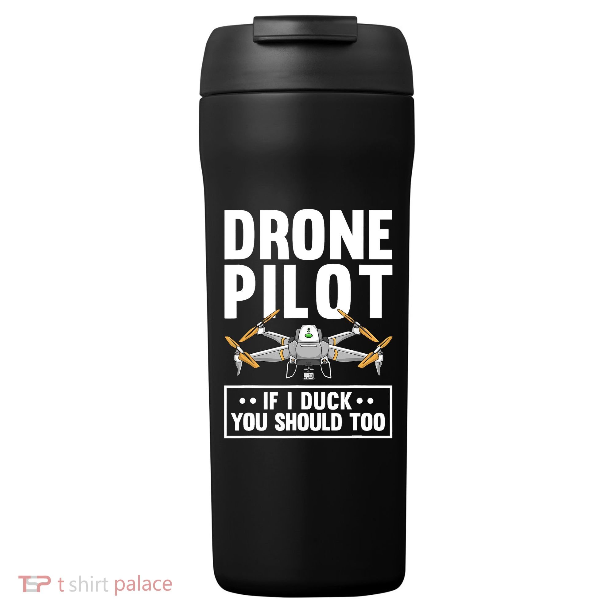 Funny Drone Pilot For RC Racing Pilots Flying FPV 24oz Duet Stainless Steel Tumbler