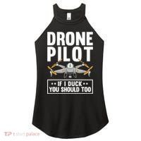 Funny Drone Pilot For RC Racing Pilots Flying FPV Women's Perfect Tri Rocker Tank thumb 0