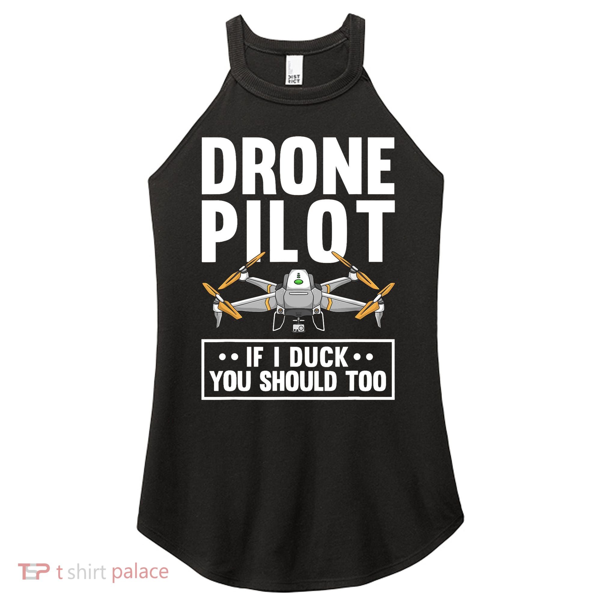 Funny Drone Pilot For RC Racing Pilots Flying FPV Women's Perfect Tri Rocker Tank