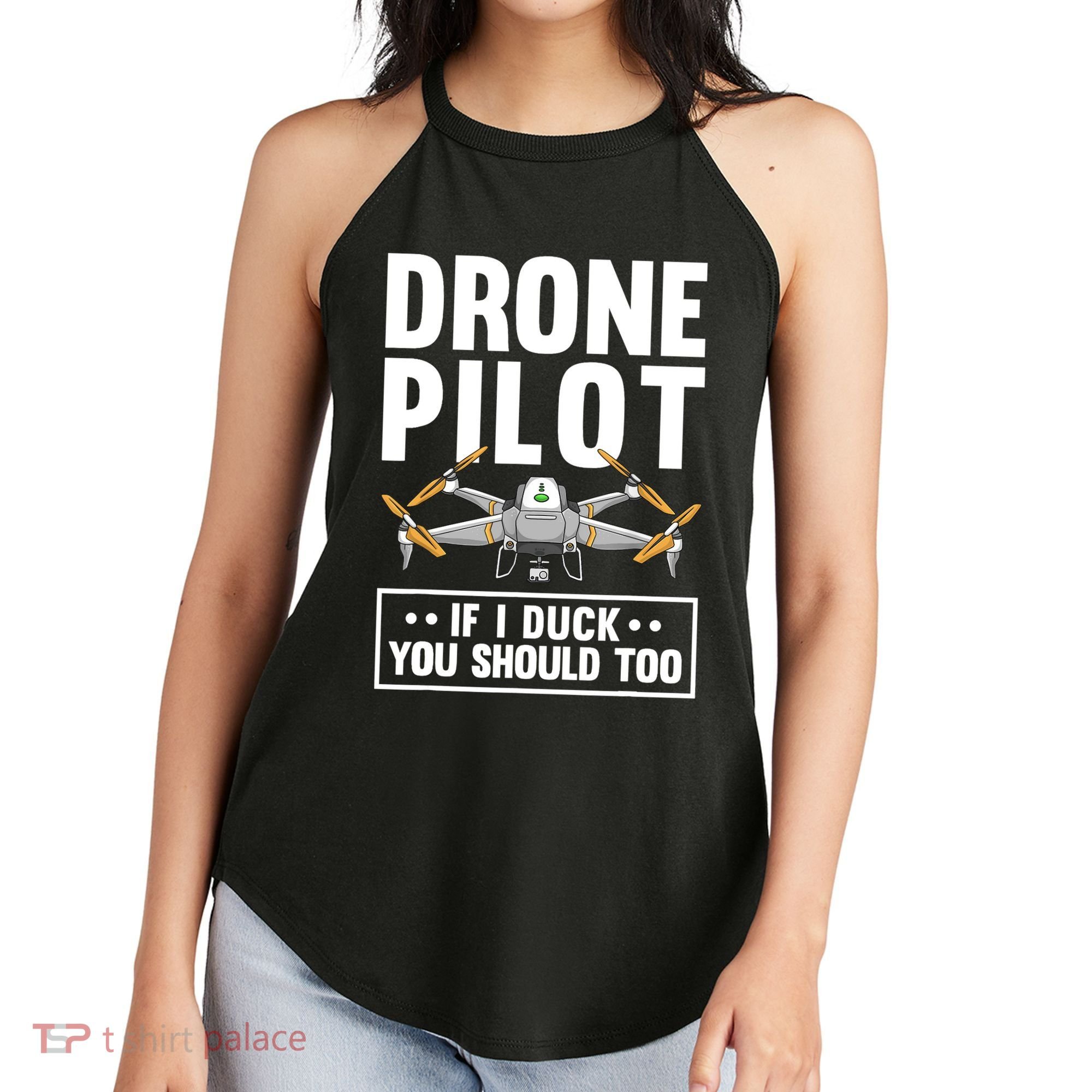 Funny Drone Pilot For RC Racing Pilots Flying FPV Women's Perfect Tri Rocker Tank