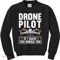 Funny Drone Pilot For RC Racing Pilots Flying FPV Kids Sweatshirt thumb 0