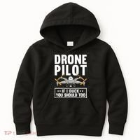 Funny Drone Pilot For RC Racing Pilots Flying FPV Kids Hoodie thumb 0