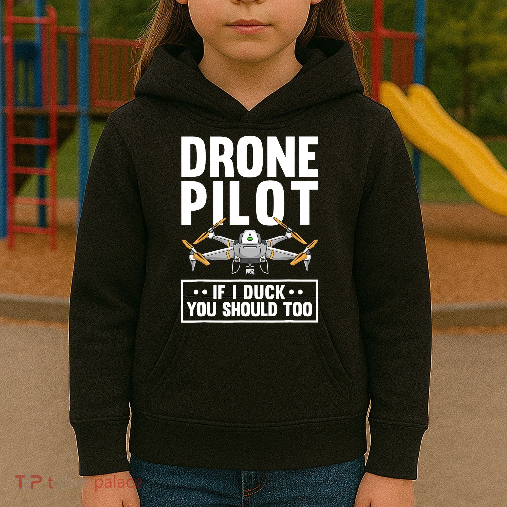 Funny Drone Pilot For RC Racing Pilots Flying FPV Kids Hoodie