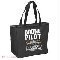 Funny Drone Pilot For RC Racing Pilots Flying FPV Tote Bag thumb 2