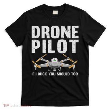 Funny Drone Pilot Design For Women Drone Operator T-Shirt