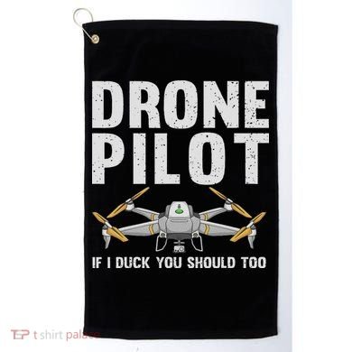 Funny Drone Pilot Design For Women Drone Operator Golf Towel