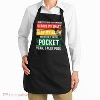 Father's Day Pocket I Yeah, I Play Pool Billiards Dad Gift For Dad Apron thumb 2