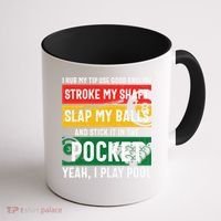 Father's Day Pocket I Yeah, I Play Pool Billiards Dad Gift For Dad Coffee Mug thumb 1
