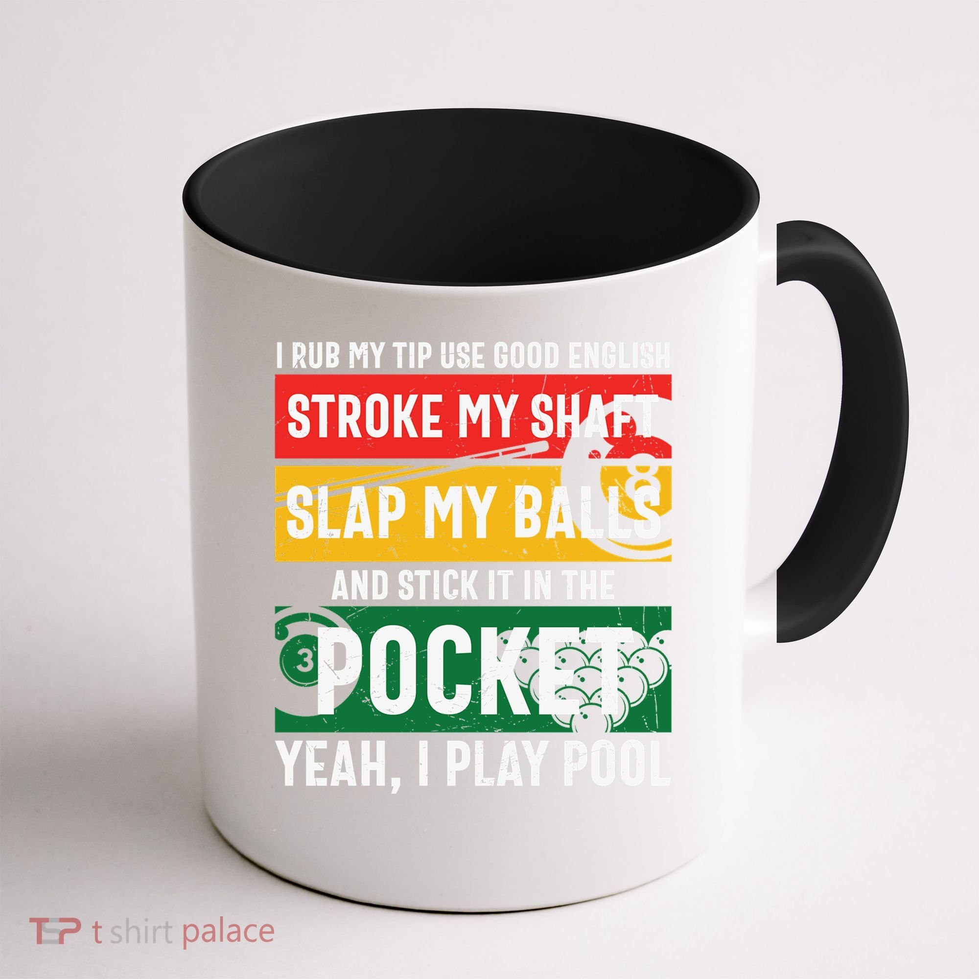 Father's Day Pocket I Yeah, I Play Pool Billiards Dad Gift For Dad Coffee Mug