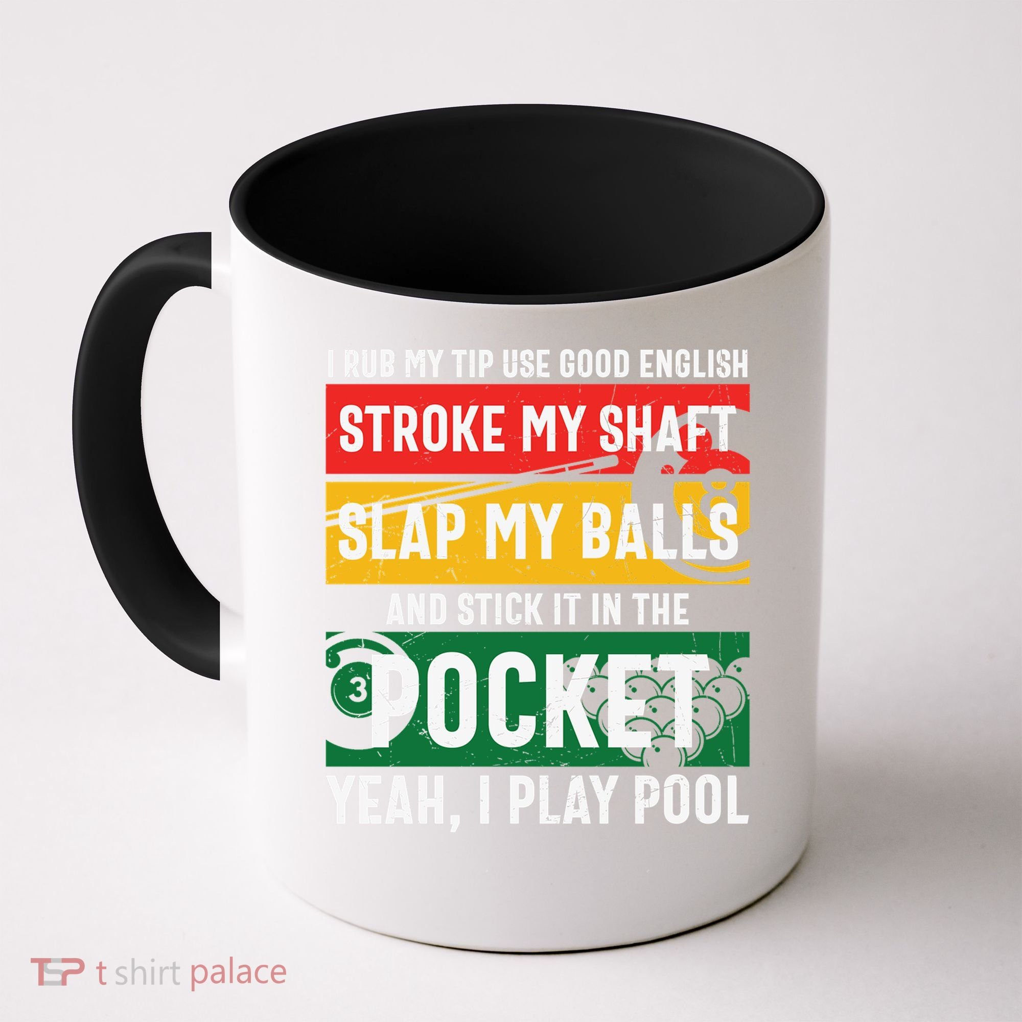 Father's Day Pocket I Yeah, I Play Pool Billiards Dad Gift For Dad Coffee Mug