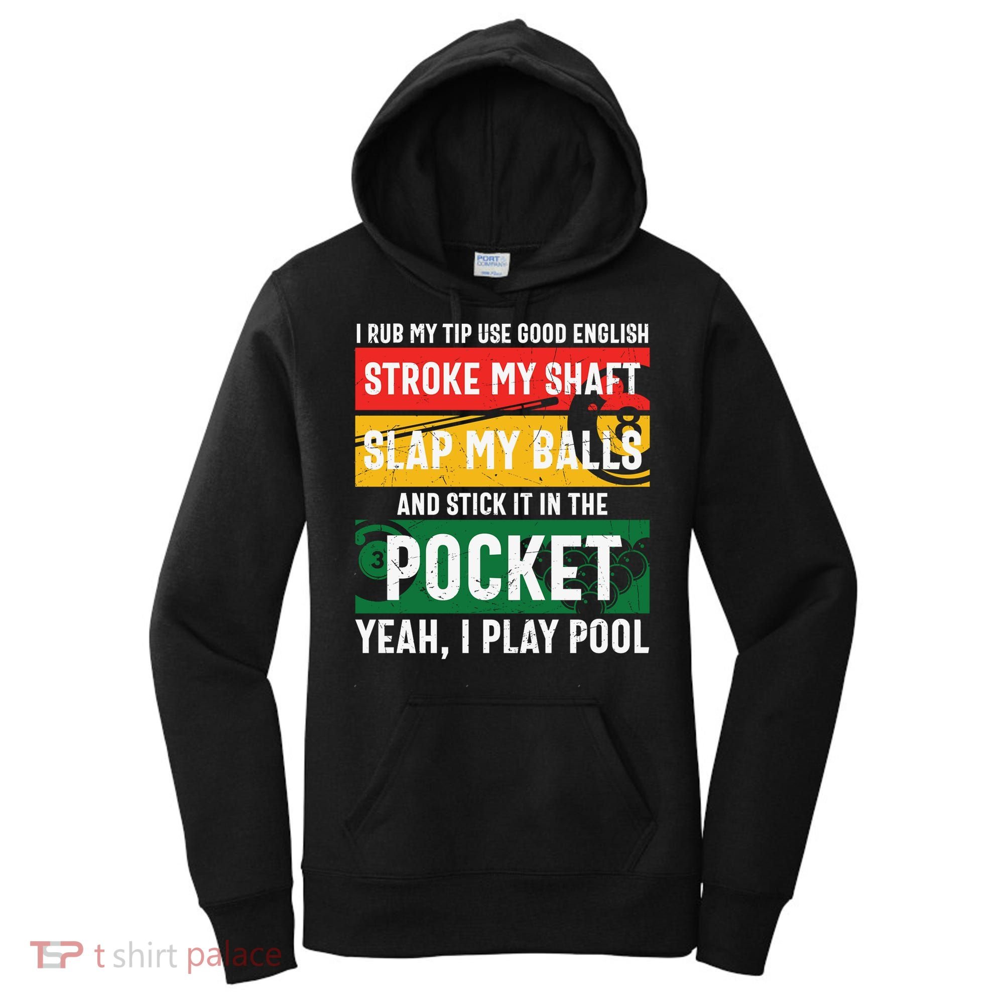 Father's Day Pocket I Yeah, I Play Pool Billiards Dad Gift For Dad Women's Hoodie