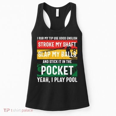 Father's Day Pocket I Yeah, I Play Pool Billiards Dad Gift For Dad Women's Tank Top