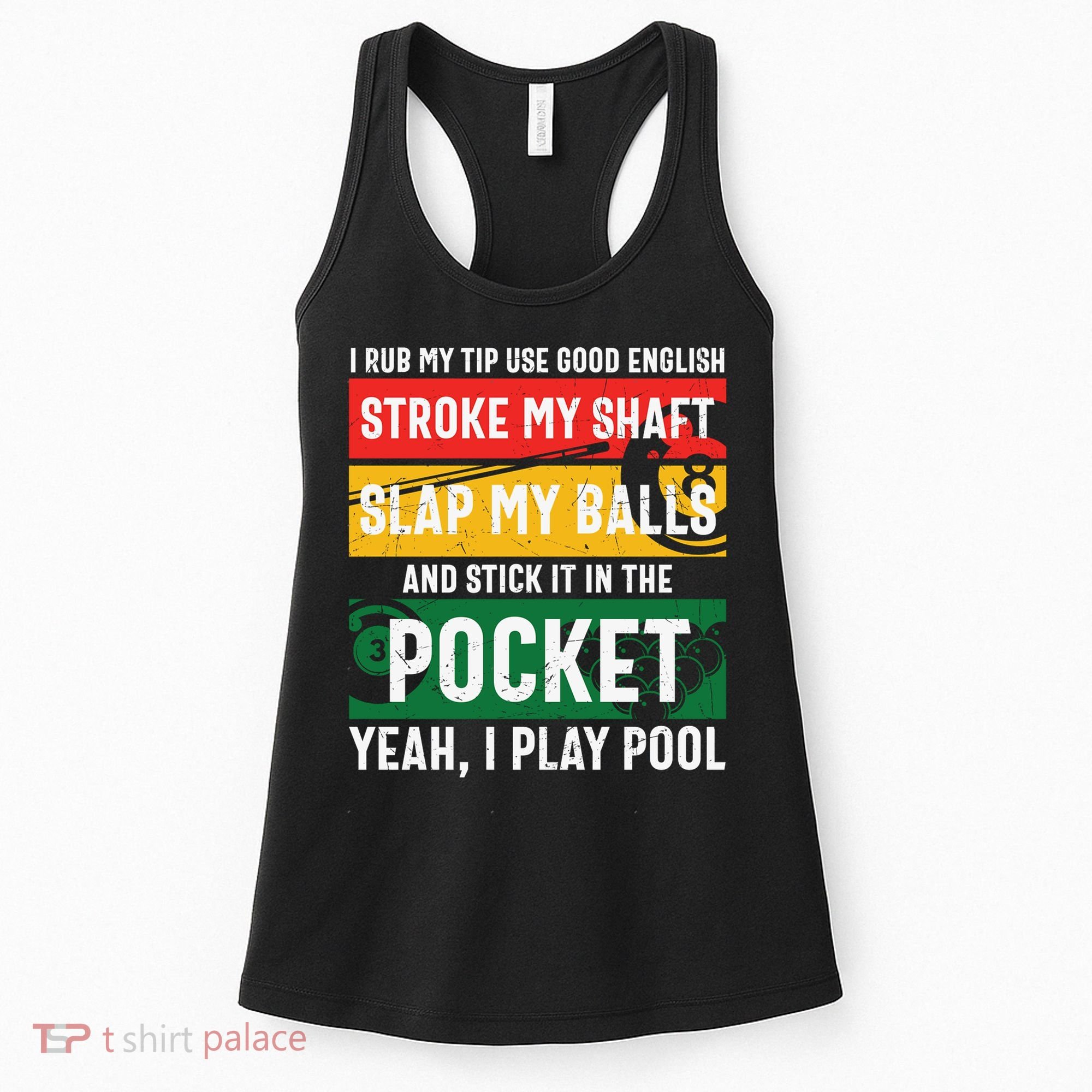Father's Day Pocket I Yeah, I Play Pool Billiards Dad Gift For Dad Women's Tank Top
