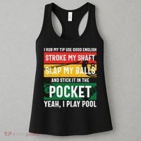 Father's Day Pocket I Yeah, I Play Pool Billiards Dad Gift For Dad Women's Tank Top thumb 3