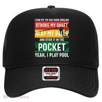 Father's Day Pocket I Yeah, I Play Pool Billiards Dad Gift For Dad Hat thumb 0