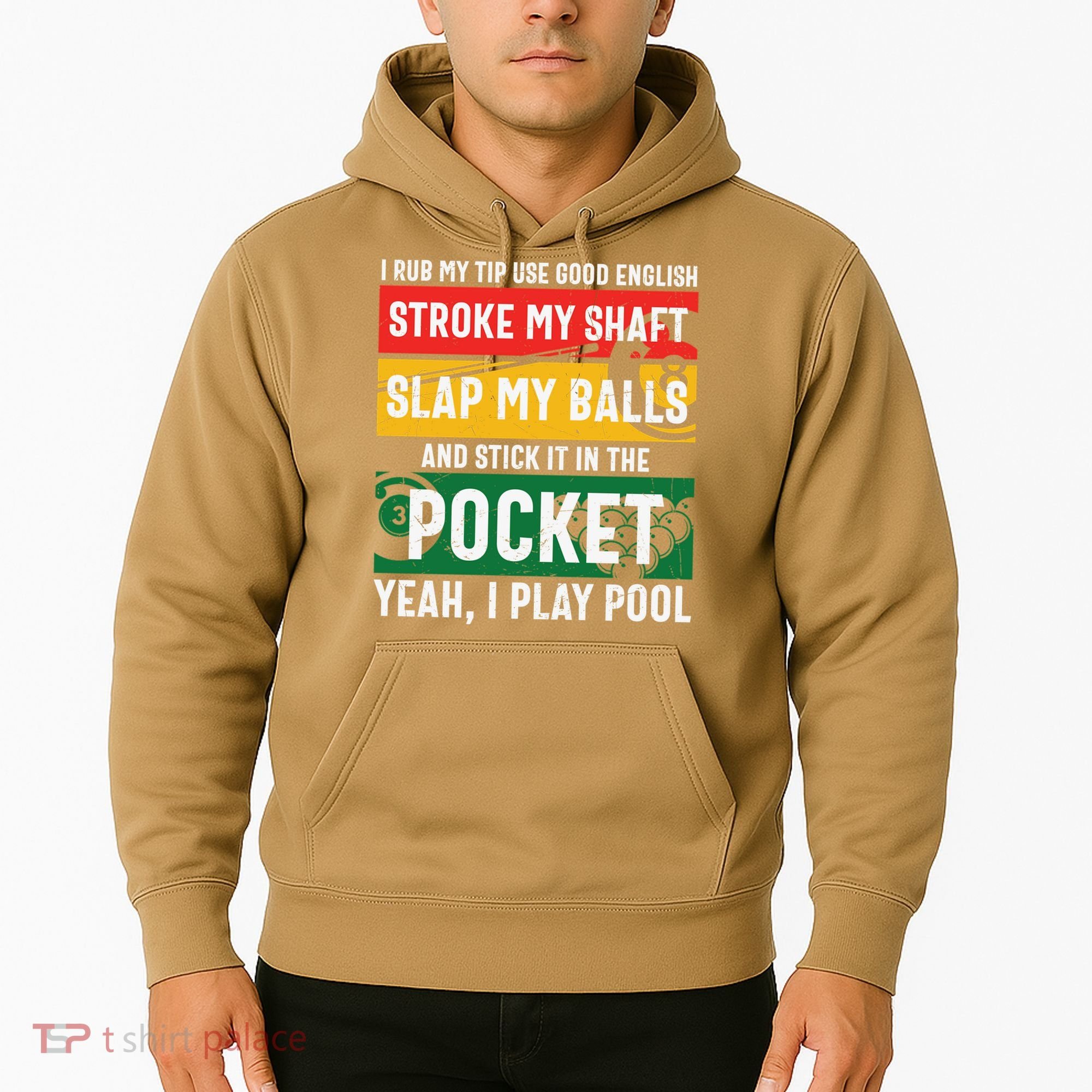 Father's Day Pocket I Yeah, I Play Pool Billiards Dad Gift For Dad Hoodie
