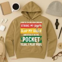 Father's Day Pocket I Yeah, I Play Pool Billiards Dad Gift For Dad Hoodie thumb 3