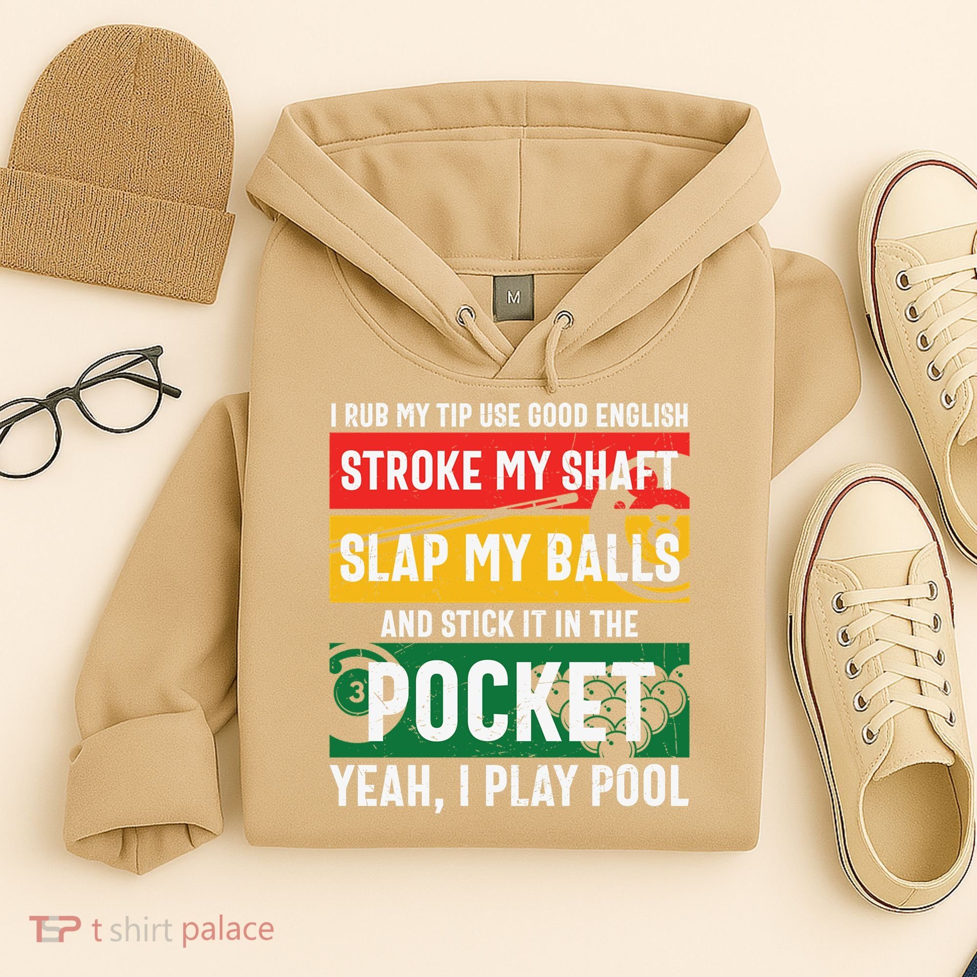 Father's Day Pocket I Yeah, I Play Pool Billiards Dad Gift For Dad Hoodie