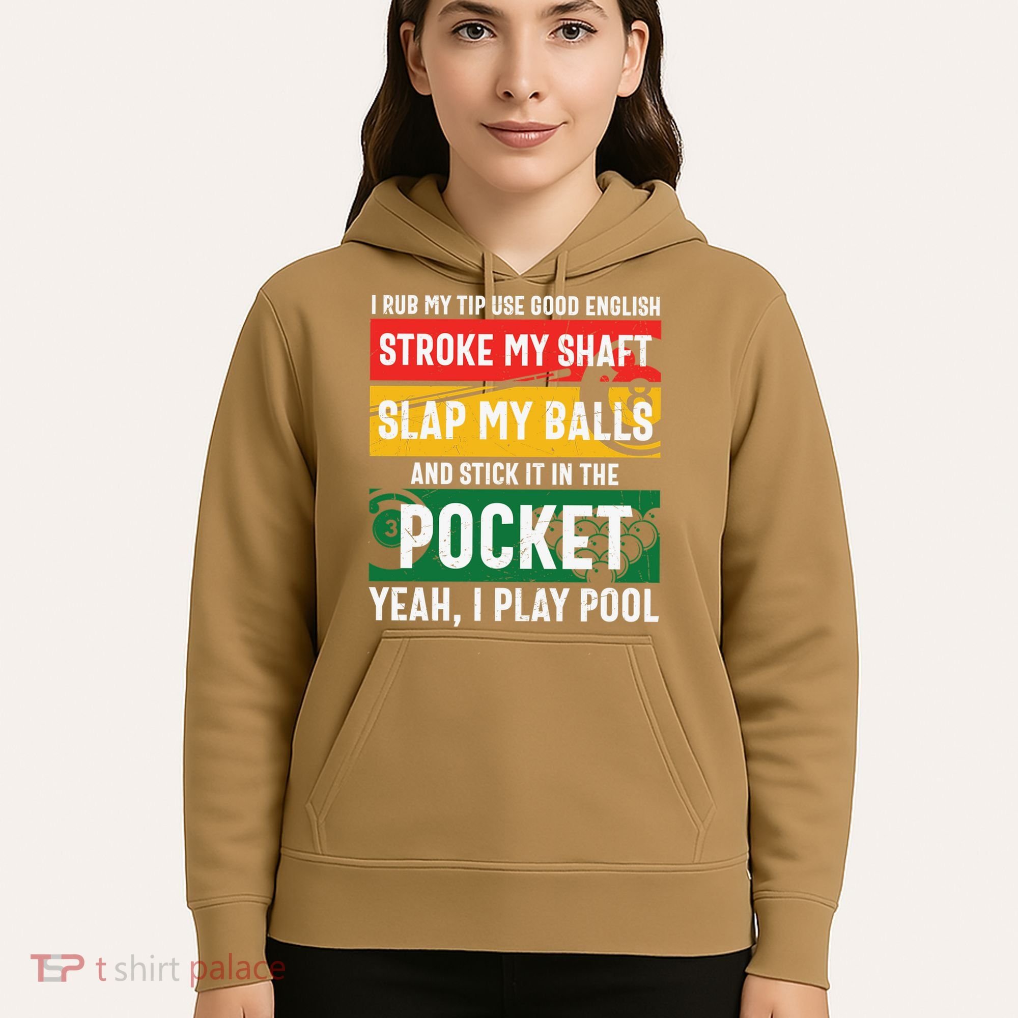 Father's Day Pocket I Yeah, I Play Pool Billiards Dad Gift For Dad Hoodie