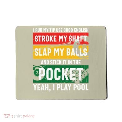 Father's Day Pocket I Yeah, I Play Pool Billiards Dad Gift For Dad Mousepad