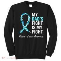 Family Dad Prostate Cancer Awareness Light Blue Ribbon Sweatshirt thumb 0