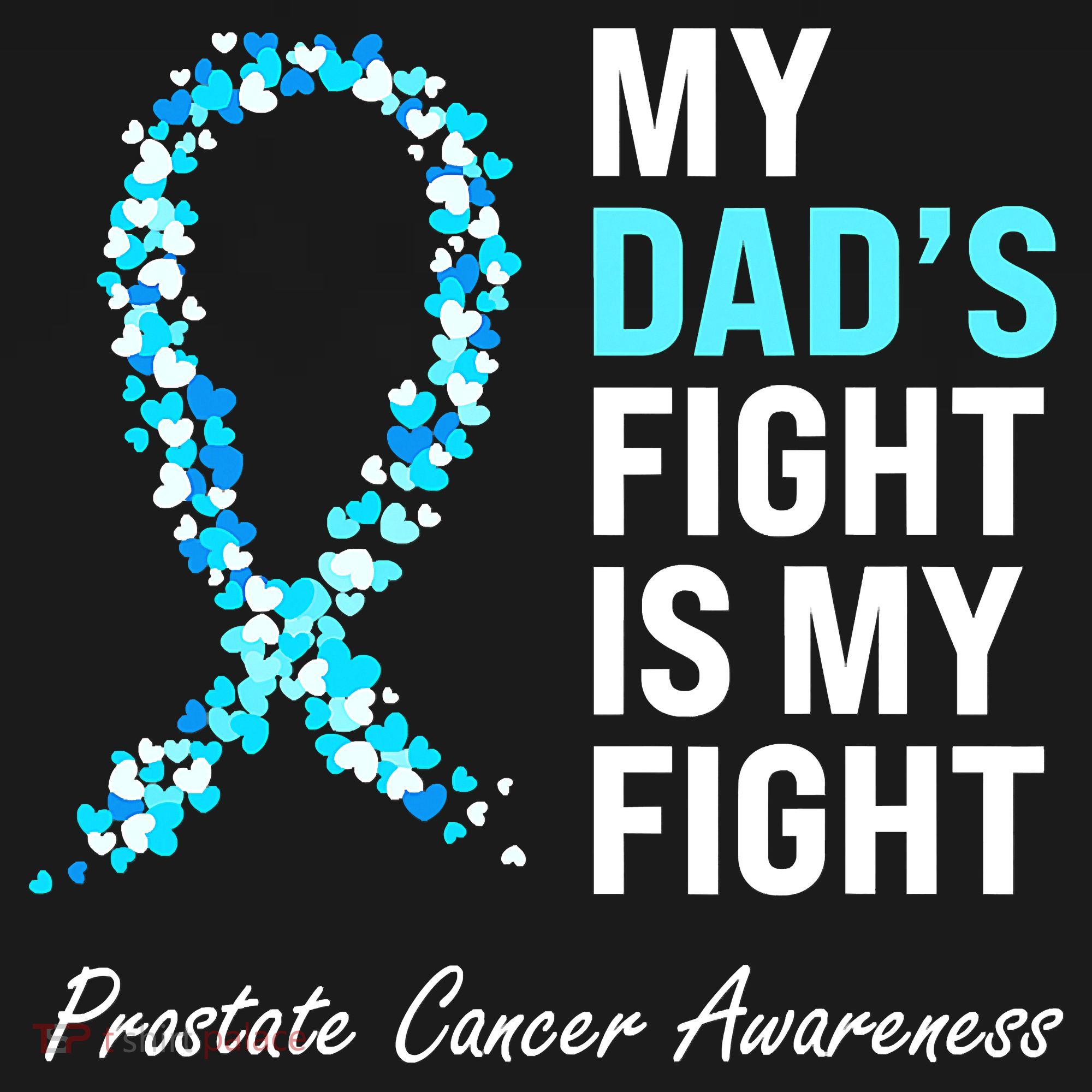 Family Dad Prostate Cancer Awareness Light Blue Ribbon Women's Hoodie