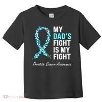 Family Dad Prostate Cancer Awareness Light Blue Ribbon Toddler T-Shirt thumb 0