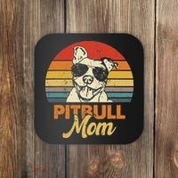 Funny Dog Pitbull Mom Pittie Mom Mother's Day Coaster thumb 0